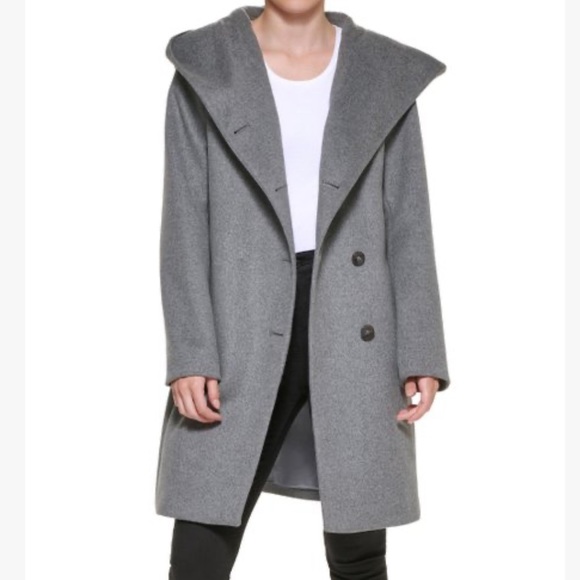 💗NWT COLE HAAN Wool Blend Coat NWT Sz 8 - Picture 8 of 8